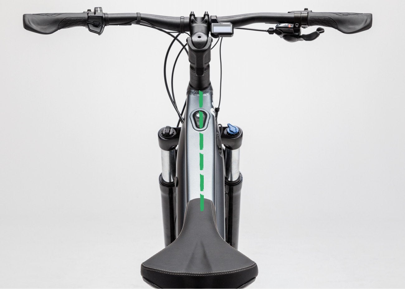 How to properly align electric bike seat