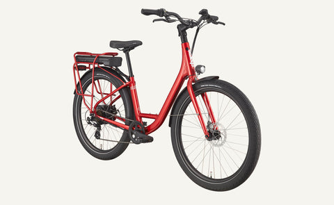 Charge Red Comfort 2 Step-thru Electric Bike