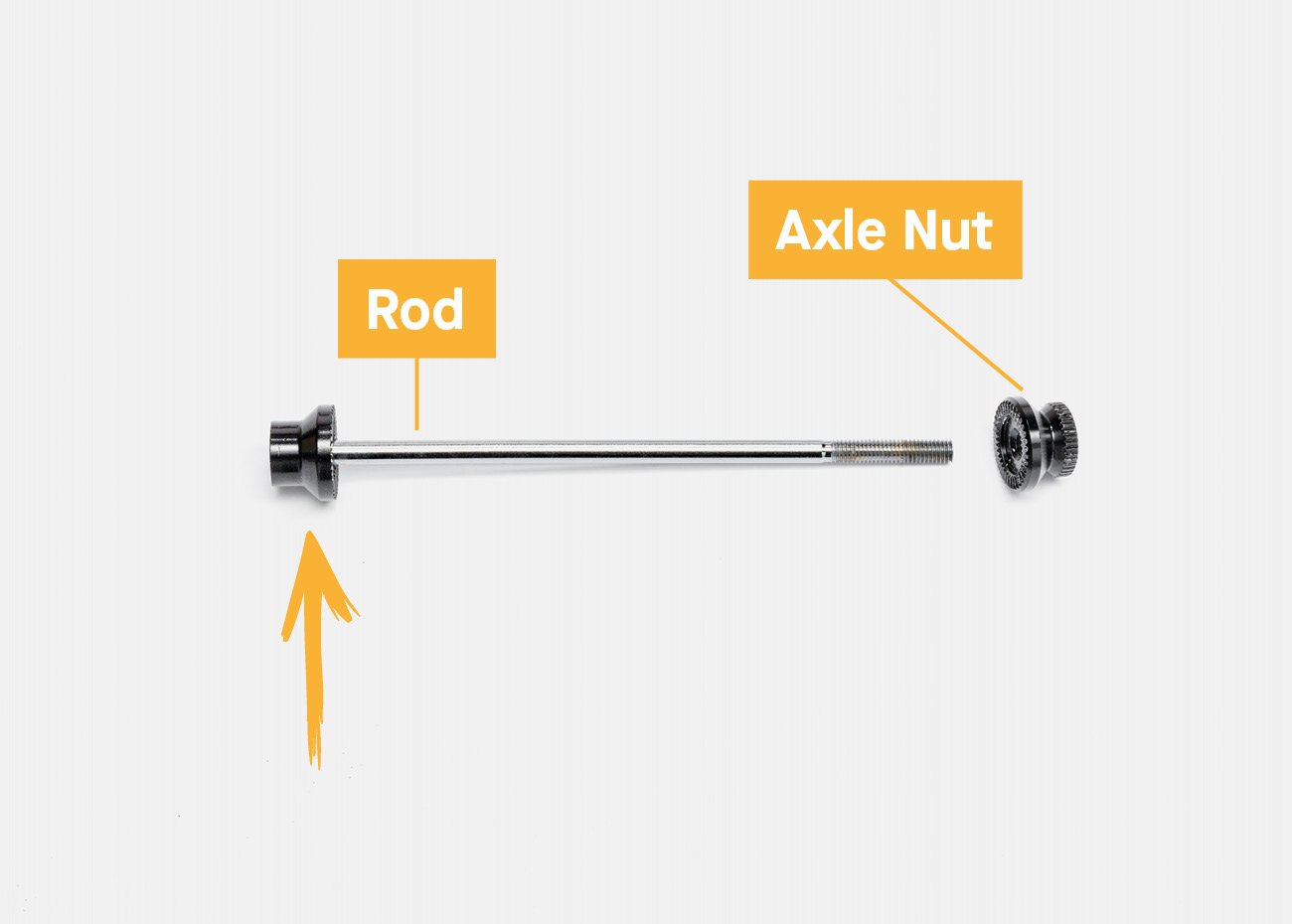 Charge City electric bike front axle installation