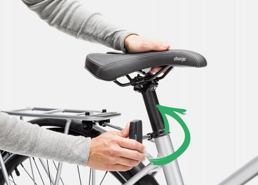 How to properly adjust an electric bike seat height