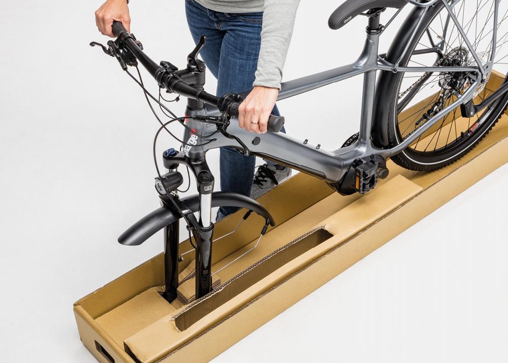 How to unpack electric bike for at home assembly
