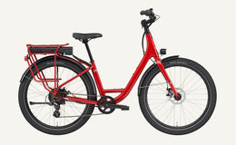 Charge Red Comfort 2 Step-thru Electric Bike