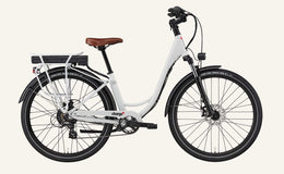 Charge White Comfort Electric Bike
