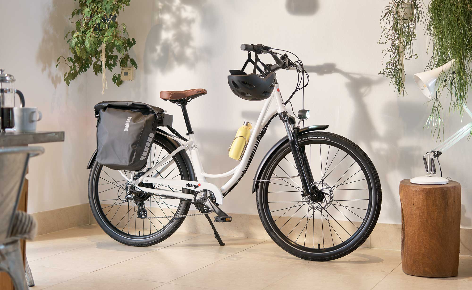 Charge White Comfort Electric Bike