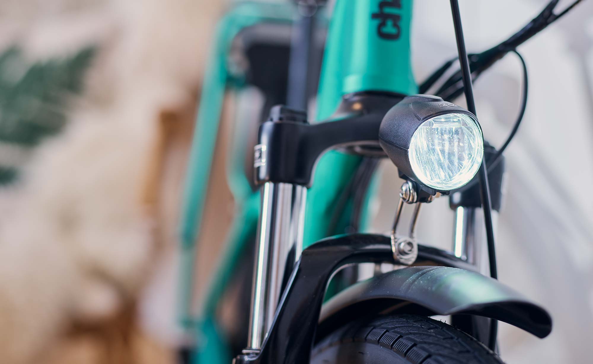 Charge Turquoise Comfort Electric Bike